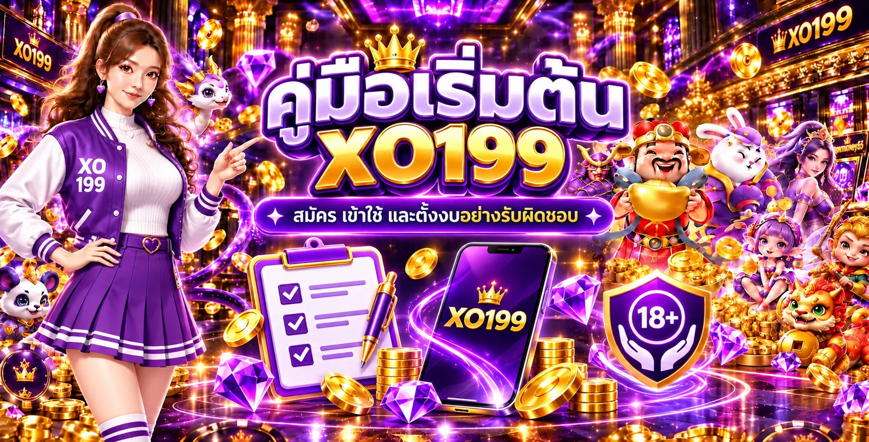 XO199 คู่มือสมัคร เข้าใช้ และตั้งงบสำหรับมือใหม่